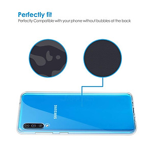 Ốp lưng dẻo cho Samsung Galaxy A70 hiệu Ultra Thin mỏng 0.6mm chống trầy - Hàng chính hãng 