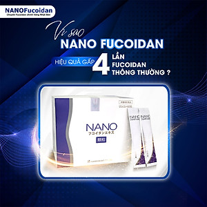 Thực Phẩm Chức Năng Nano Fucoidan Phòng Và Hỗ Trợ Điều Trị Ung Thư Kanehide Bio Nhật Bản(60 Gói)