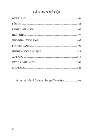 Sách Nếp cũ - Xã hội Việt Nam - Lá rụng về cội