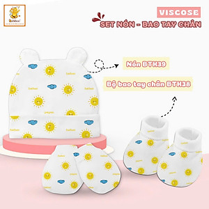 Set bao tay chân và nón in nhiều hình - BBC26