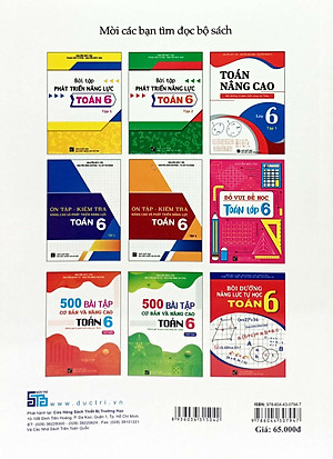 Toán Nâng Cao - Bồi Dưỡng Và Phát Triển Năng Lực Toán Lớp 6 - Tập 1