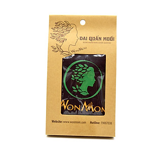 Liệu trình giảm eo sau sinh Wonmom ( 1 Hộp muối quấn bụng + 1 Dầu gừng + 1 Đai quấn muối + 1 Gen nịt bụng )