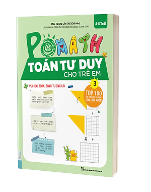 Combo 3 Cuốn Pomath Toán Tư Duy Cho Trẻ Em 4 - 6 tuổi (Tập 4,5,6)