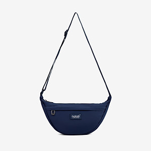 Túi phao đeo chéo nam nữ hình bán nguyệt NATOLI túi bánh bao chần bông vải canvas chống nước tốt-Soft Touch Crossbag T26