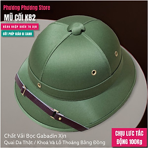 Mũ Cối Tàu Siêu Bền Mũ cối ARMY K82 Chất Vải Bọc Mũ Gabadin Lòng Cốt Phíp Giàn Gi Xanh - 100kg Đứng Ngồi Lên Mũ Thoải Mái - Cách nhiệt, cách nước