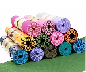 Thảm Tập Yoga TPE 2 Lớp PEAFLO Cao Cấp dày 6mm Kèm Túi