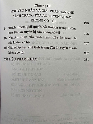 Toà Án Tuyên Bị Cáo Không Có Tội 