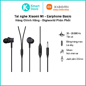 Tai Nghe Nhét Tai Mi Basic Xiaomi HSEJ03JY - Hàng Chính Hãng