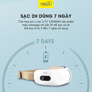 Máy Massage Mắt OKIA I-Master KWH974 - Máy Mát Xa Mắt, Giảm Quầng Thâm, Tăng Lưu Thông Máu, Thư Giãn chính hãng MALAYSIA