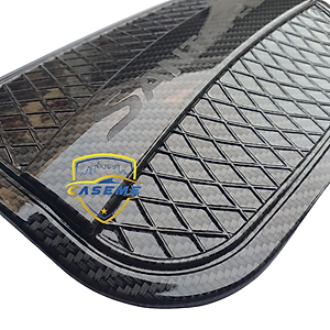 Ốp Nắp Bình Xăng Vân Carbon Dành Cho Xe Hyundai Santafe 2021 Cao Cấp