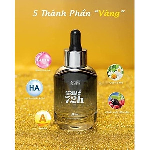 Serum 72h Dr Cell 30ml dưỡng trắng cấp ẩm căng bóng da - Hàng Chính Hãng