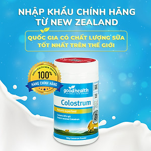 Sữa non Goodhealth Colostrum 100g-Tăng cường sức đề kháng-Hàng nhập khẩu chính hãng tại New Zealand