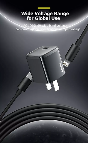 Sạc Nhanh Baseus 20W USB C Hỗ Trợ Sạc Nhanh Type C PD Cho iPhone - Công Nghệ Power Delivery 3.0 QC 3.0 - Hàng Chính Hãng