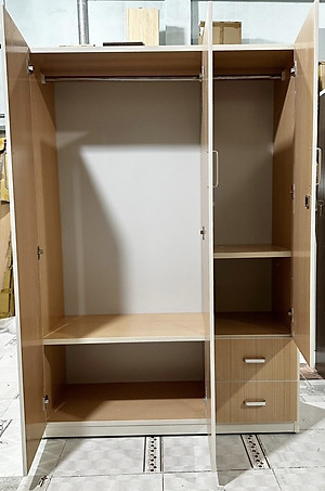 Tủ quần áo nhựa chất lượng 3 cánh mẫu mới HLN Juno Sofa 1m2 x 1m8 nhiều màu chọn lựa