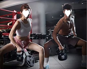 Tạ Bình Vôi 4kg, Tạ Quai Xách Vỏ Nhựa PE Bọc Bê Tông Chống Ồn,Mang đến cho bạn cơ thể khỏe mạnh hơn Dành Cho Nam Nữ