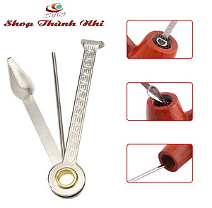 Bộ vệ sinh tẩu thuốc 3 in 1 thép không gỉ, shop Thành Nhi