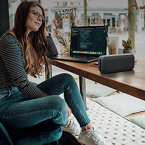 Loa Bluetooth 60W công suất lớn Super Bass chống nước IPX5 pin 6600MAH sạc nhanh Type C công nghệ AI Hàng Chính Hãng PKCB