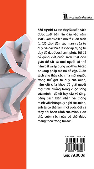 Khi người ta tư duy 
(Bìa cứng sách bỏ túi)