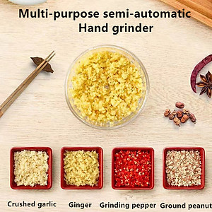 Dụng Cụ Xay Tỏi, Ớt ,Gia vị, Thực Phẩm Đa Năng Cầm Tay