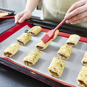 Chổi silicon đúc quét dầu, bơ, kem trang trí bánh 21cm