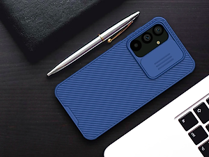 Ốp lưng cho Samsung Galaxy S23 FE bảo vệ camera chống sốc hiệu Nillkin Camshield có khung & nắp đậy bảo vệ Camera - Hàng nhập khẩu