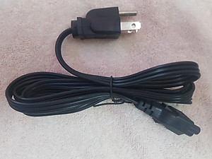 Dây nguồn sạc laptop - Cáp nguồn kết nối điện 220v tới cục sạc laptop - Cáp dây sạc nguồn laptop - Hàng chính hãng