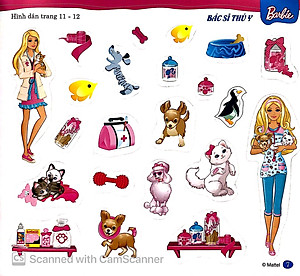 Barbie Bộ Sách Dán Hình Cuộc Sống Nhiều Niềm Vui - Tập 2