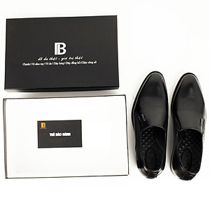 Giày lười da tăng chiều cao nam Bụi Leather G111 - Da bò Nappa cao cấp - Bảo hành 12 tháng