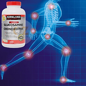 Glucosamine 1500mg Chondroitin 1200mg Kirkland Signature Mỹ- Giảm các triệu chứng đau nhức xương khớp hiệu quả - OZ Slim Store
