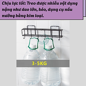 Giá treo dao kéo và dụng cụ nhà bếp dán tường không khoan- Kệ treo đồ nhà bếp đa năng chống rỉ sét - Kệ dán tường treo dao muỗng tiện lợi- Giá đỡ dụng cụ bếp bằng kim loại sơn tĩnh điện- Kệ nhà bếp treo tường chịu lực cao