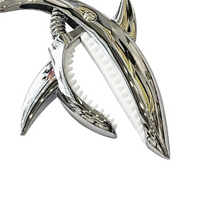 Capo Đàn Guitar / Ukulele Cá Mập - Chrome Silver