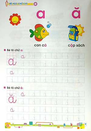 Sách Bé Học Chữ Cái - Dành Cho Học Sinh Mẫu Giáo (Tái Bản)