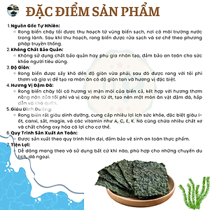 RONG BIỂN CHÁY TỎI CAO CẤP - HŨ 100G TLP