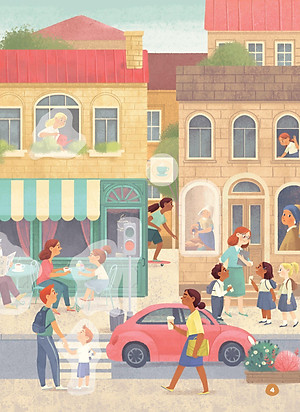 Sách Bóc Dán Thông Minh - Luyện Tay Thật Khéo, Luyện Mắt Thật Tinh - Thế Giới Quanh Em