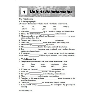 Sách Bài Tập Tiếng Anh Lớp 12 ( Theo chương trình GDPT Mới - Chân Trời Sáng Tạo -Tặng File Đáp Án) HAB