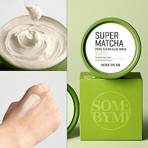 Mặt Nạ Đất Sét Some By Mi Super Matcha Pore Clean Clay Mask 100g