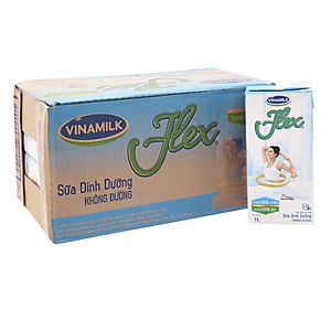 Thùng 12 Hộp Sữa Tiệt Trùng Vinamilk Flex Không Lactose 1 Lít