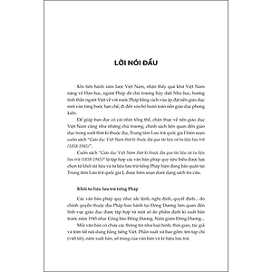 Sách Giáo Dục Việt Nam Thời Kì Thuộc Địa Qua Tài Liệu Và Tư Liệu Lưu Trữ (1858 - 1945)