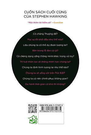 Sách Stephen Hawking - Trả Lời Ngắn Gọn Những Câu Hỏi Lớn