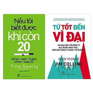 Combo Sách Kinh Tế:  Nếu Tôi Biết Được Khi Còn 20 (Tái Bản 2019) + Từ Tốt Đến Vĩ Đại - (Kinh Nghiệm Dành Cho Bạn Thành Công / Tặng Kèm Postcard Greenlife)
