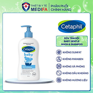 Sữa Tắm Gội Toàn Thân Cetaphil Baby Gentle Wash Shampoo 2 in 1 (400ml)