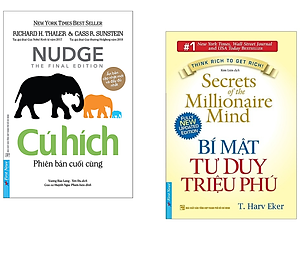 Combo 2 Cuốn Sách Kinh Tế Hay Thay Đổi Con Người Bạn: Cú Hích (Tái Bản) + Bí Mật Tư Duy Triệu Phú (Tái Bản 2019) / Sách Kỹ Năng Làm Việc - Bài Học Kinh Doanh (Tặng Kèm Bookmark Happy Life)