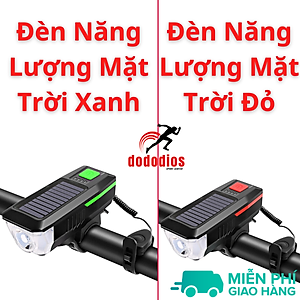 combo Đèn xe đạp thể thao siêu sáng có còi pin sạc chống nước + Đèn chiếu hậu cảnh báo TẶNG 2 ĐÈN GẮN VAN XE