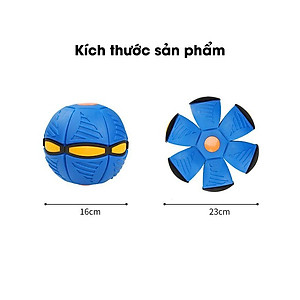 Bóng đàn hồi biến dạng đĩa bay Flatball đồ chơi cho bé năng động - Quả bóng ma thuật UFO cho trẻ