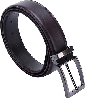 Thắt Lưng Nam Viền Chỉ Huy Hoàng HT4130 (120 x 3.5 cm) - Nâu