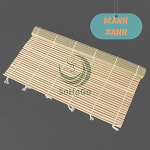 Bộ dụng cụ cuộn sushi bằng tre-Chiếu cuộn sushi Nhật Bản– Thảm tre cuộn sushi- Bộ làm sushi tại nhà mini- Bộ cuộn sushi kèm muỗng gỗ-  Dụng cụ làm sushi handmade