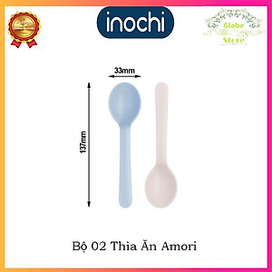 Bộ 02 Thìa (Muỗng) Tập Ăn Cho Bé  Amori INOCHI