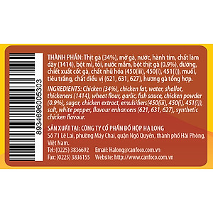 Thịt gà xay 170g - Đồ Hộp Hạ Long