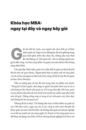 MBA Cơ Bản - Khóa Học Quản Trị Kinh Doanh Cấp Tốc Cho Người Bận Rộn