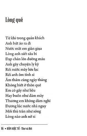 Sách Hàn Mạc Tử - Thơ Và Đời